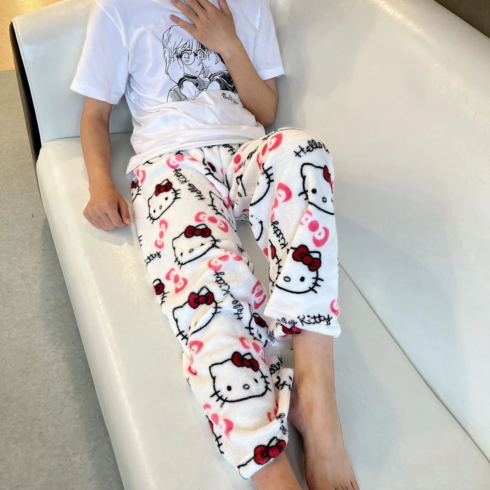 HELLO KITTY PYJAMASBYXOR